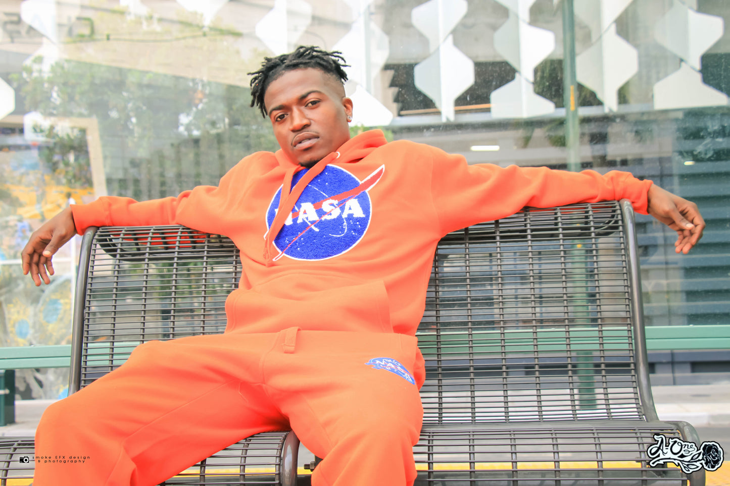 Orange Nasa Sweatsuit