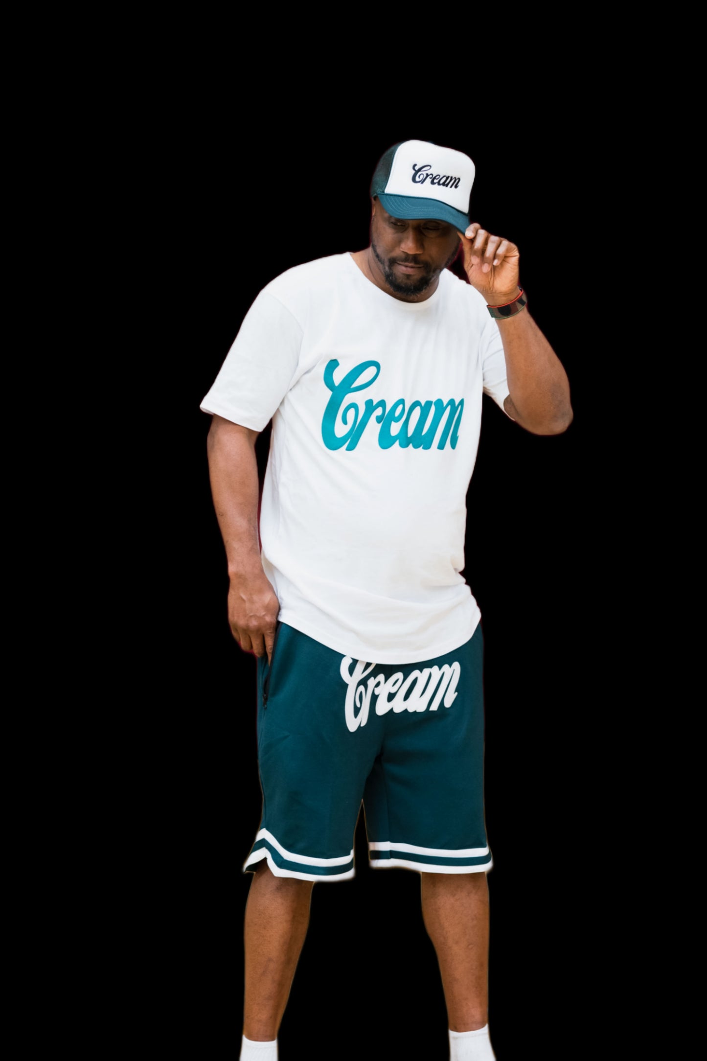 Cream Shorts