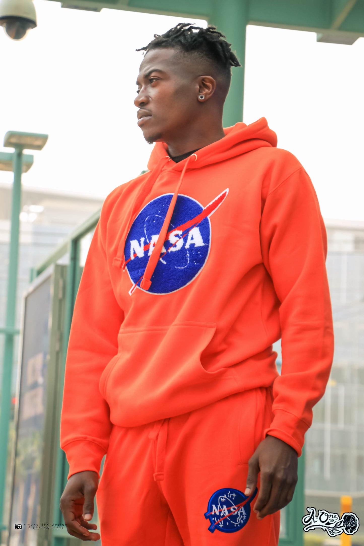 Orange Nasa Sweatsuit